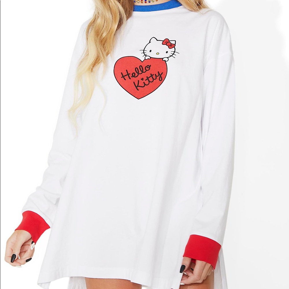Hello Kitty x Lazy Oaf long sleeve top